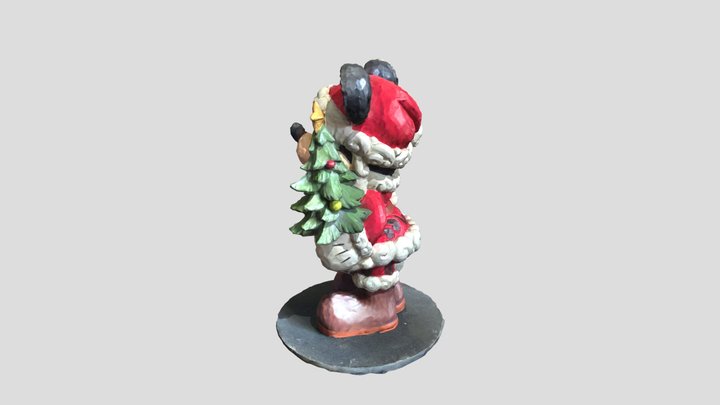 Mickey Mouse Christmas Decoration 3D Model