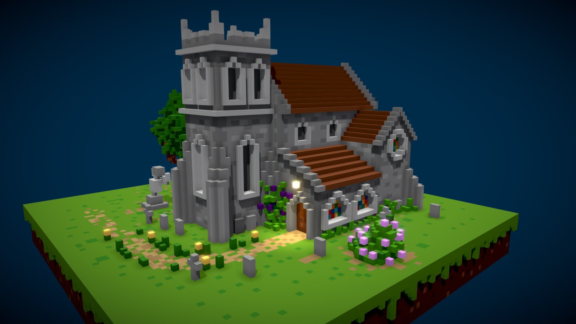 Church - 3D model by s00z [acfd197] - Sketchfab