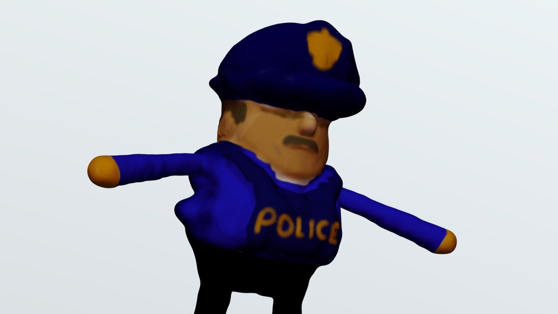 FREE Police Officer Low Poly
