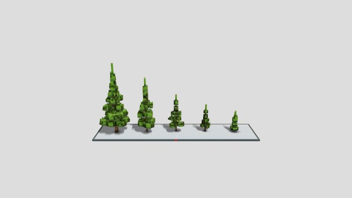 Custom Made Trees by PigDrimmy 3D Model