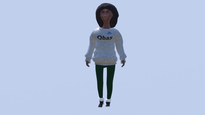 Bri Anims Idle 3D Model