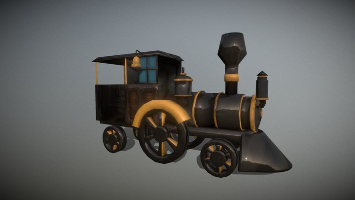 tren a vapor 3D Model