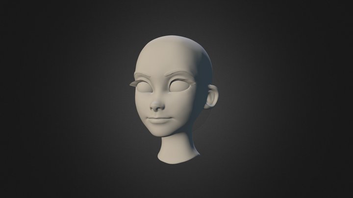 Anime head - A 3D model collection by Koboku (@asfilmm) - Sketchfab