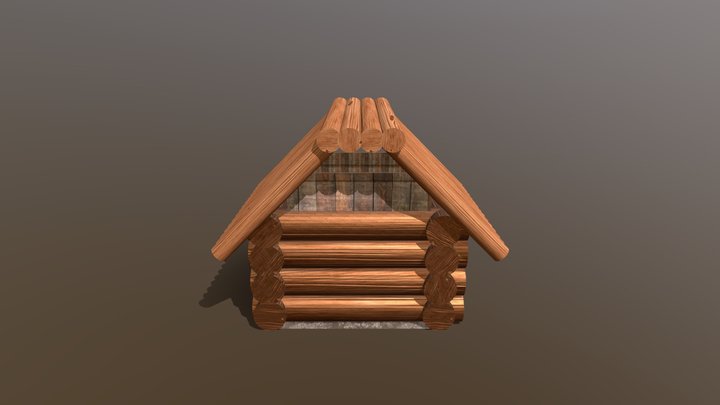 Log Cabin 3D Model