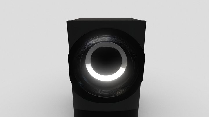 Computer Speaker 3D Model