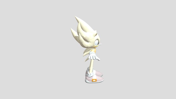 Xbox 360 - Sonic The Hedgehog 2006 - Super Sonic 3D Model