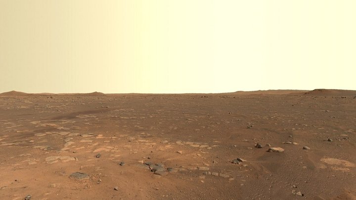 Perseverance Rover Mars Panorama 3D Model