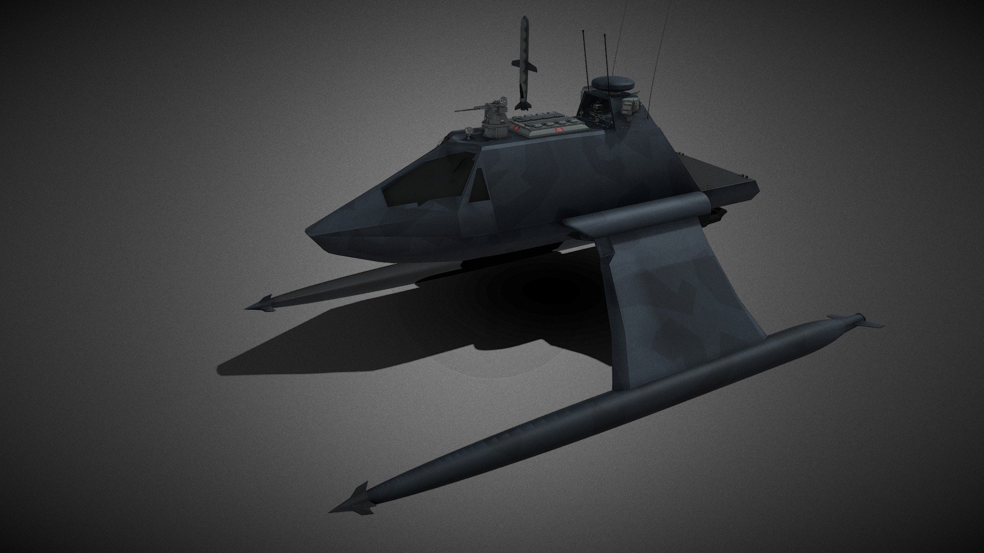 Sea Ghost Class Missile Boat - 3D model by KillCaptureDestroy ...