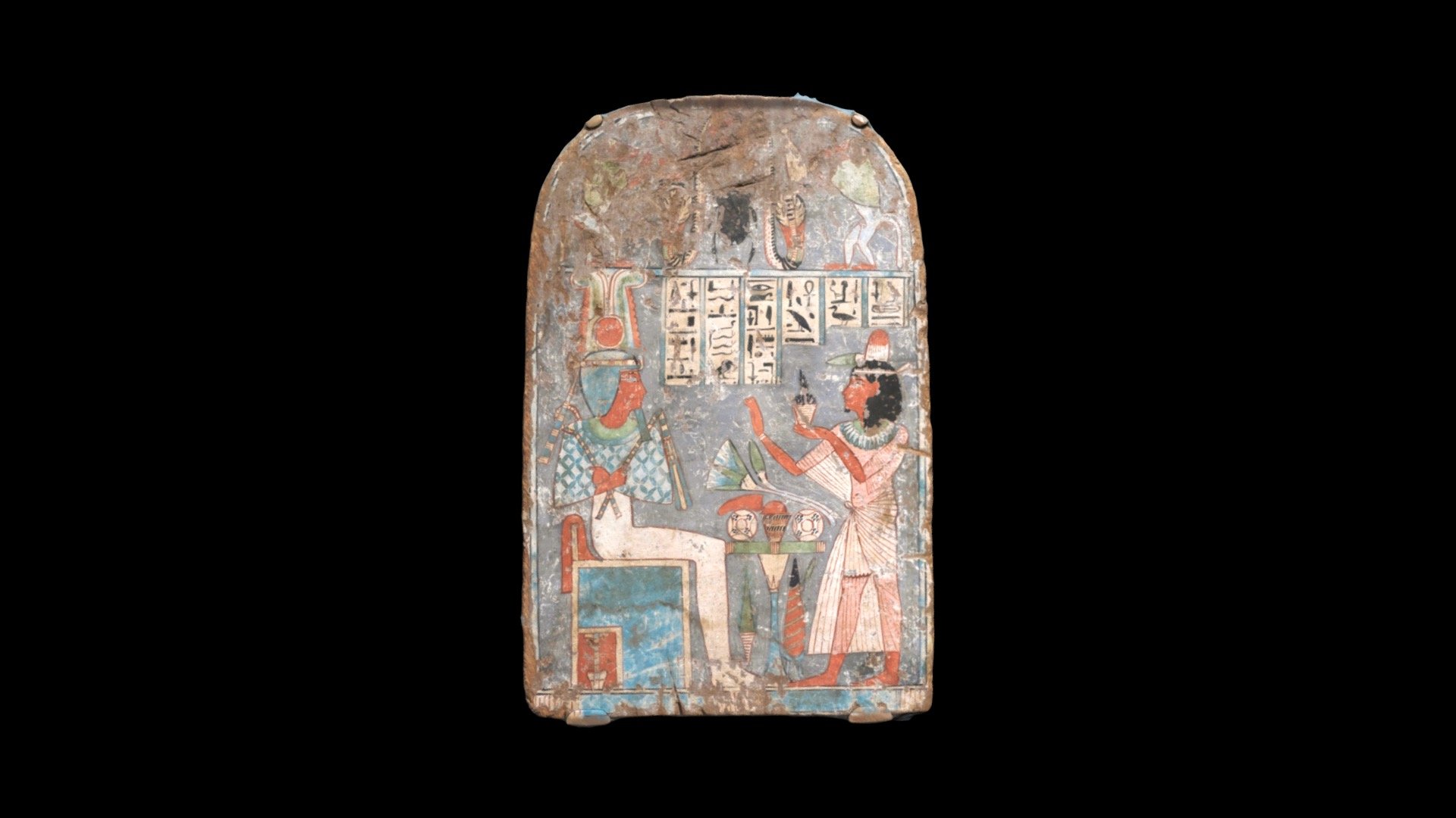 Painted stela of Ankh-iuf-mut