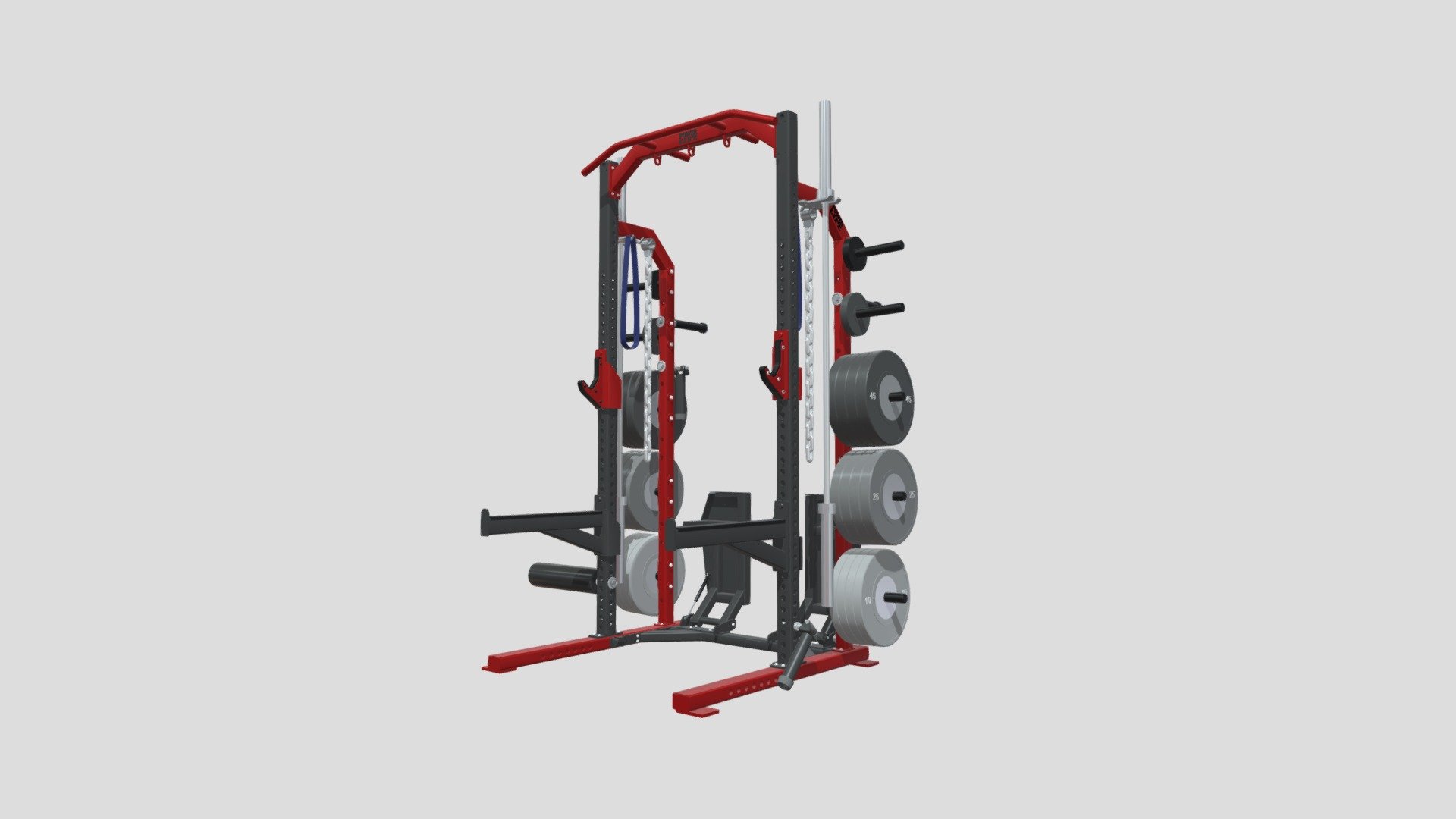 NSCA Virtual Booth Half Rack #1 - 3D model by powerliftequipment ...