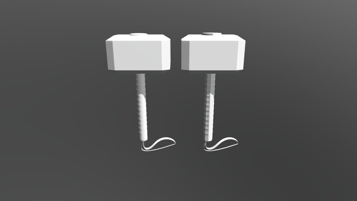 Thor Hammer 3D Model