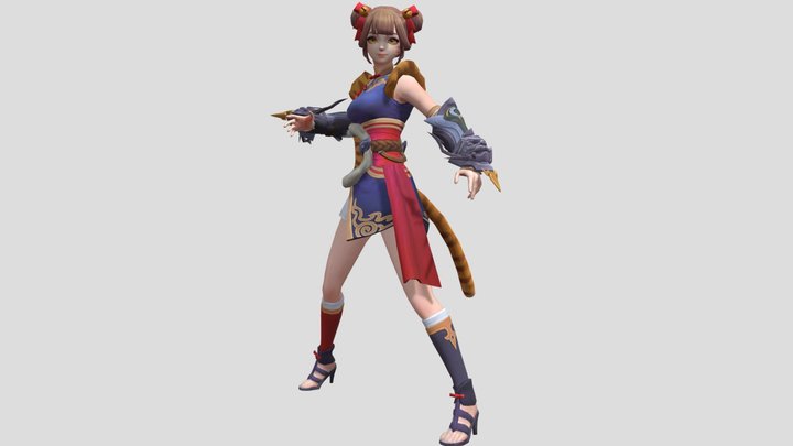 Hero_Wanwan_Lobby 3D Model