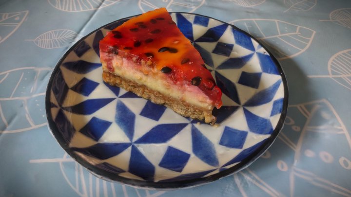 Passion fruit cheesecake, London, UK 3D Model