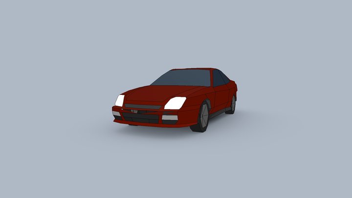 Honda Prelude 97 3D Model
