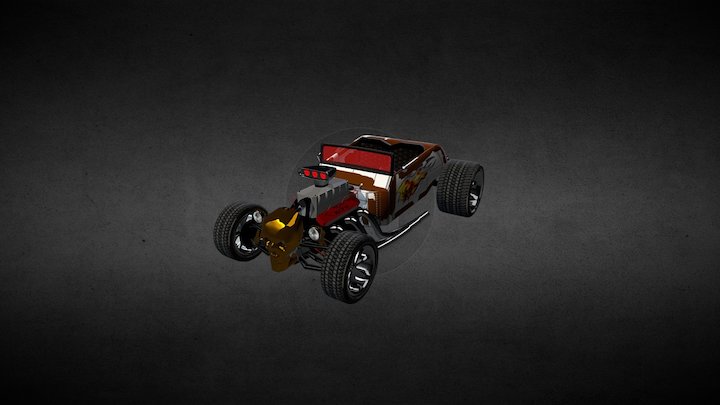 carro muerte 3D Model