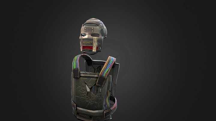 Rust Workshop Electronic Armor set 3D Model