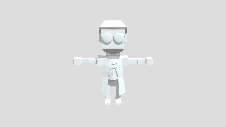 DJ Alok 3D modle Low Poly 3D Model