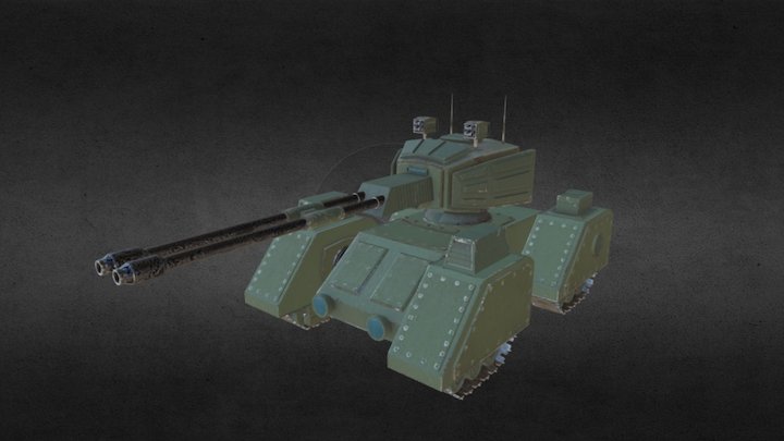 Tank Green 3D Model