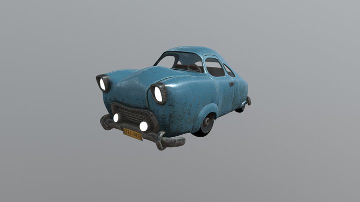 Stylized Car Model 3D Model