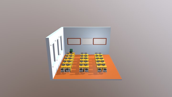 Ruang Kelas 3D Model