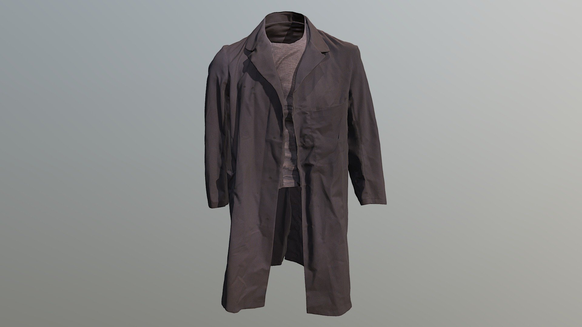 Trench Coat - Buy Royalty Free 3D model by Lycortas [ad0820a ...
