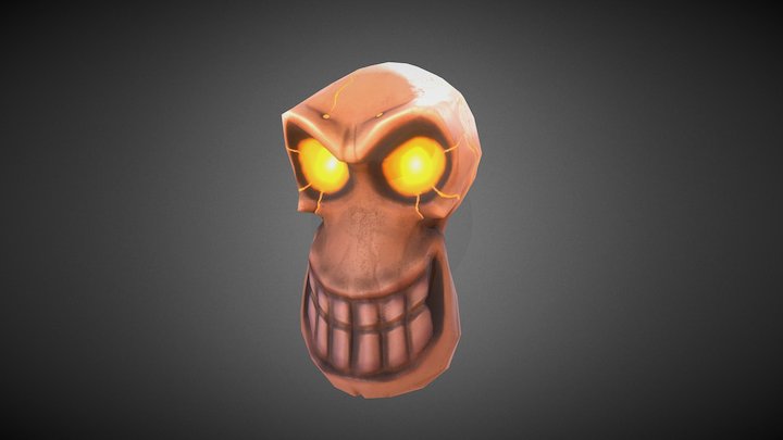 Game Head - Halloween Skull 3D Model