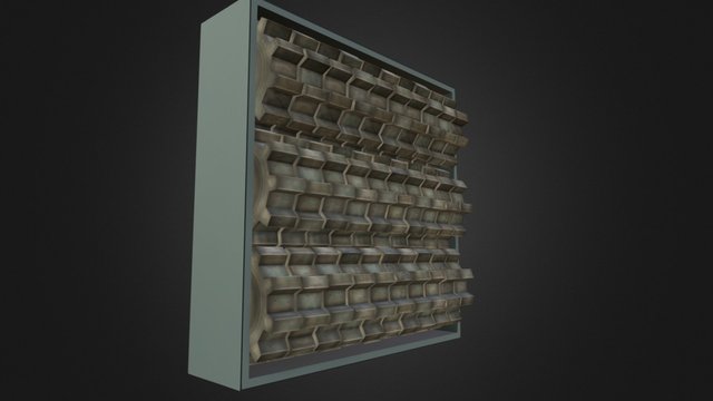 Animated Cog Trap 3D Model