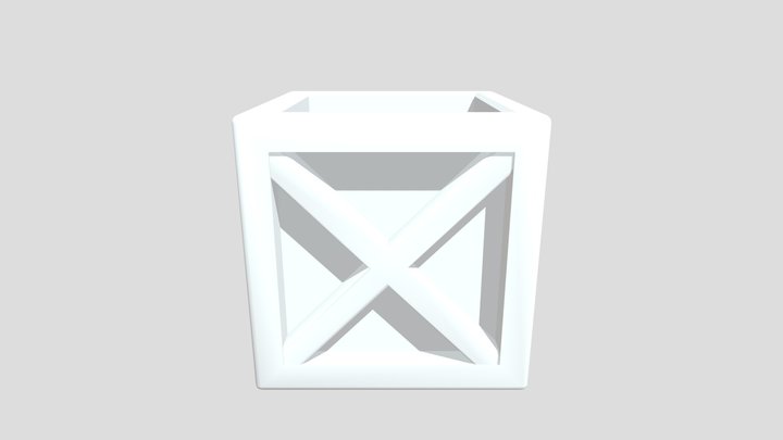 Woodencrate1 3D Model