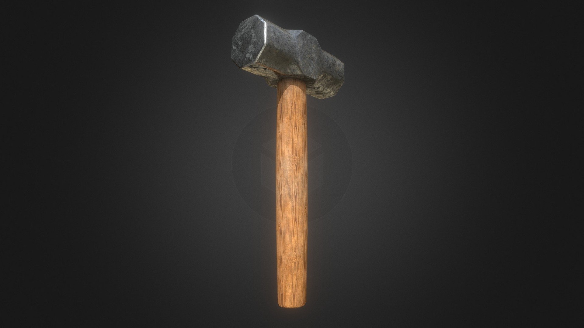 LOW POLY SLEDGE HAMMER GAME ASSET - Download Free 3D model by akhalas ...