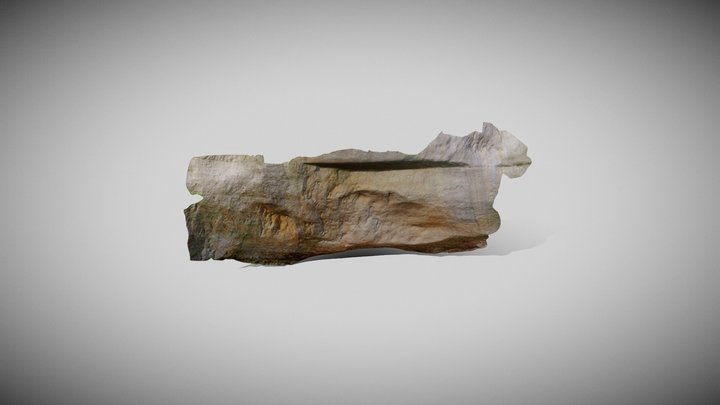 Big 55 meters cliff limestone 3d scan 3D Model