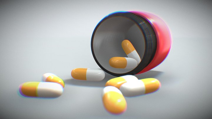 PILL MODEL 3D Model