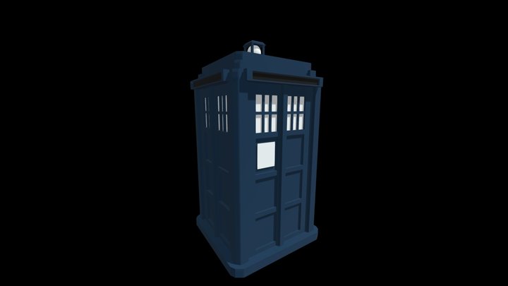 Police Box 3D Model