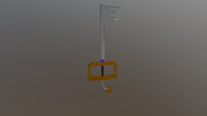 Kingdom Hearts Sora's Keyblade (myfirst3dmodel) 3D Model