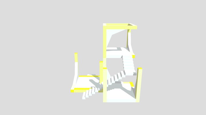 Stairs Model 3D Model