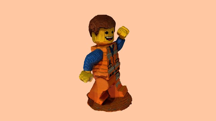 Lego citizen sculpture 3D Model