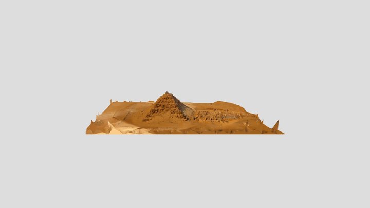The Pyramid of Sahure 3D Model