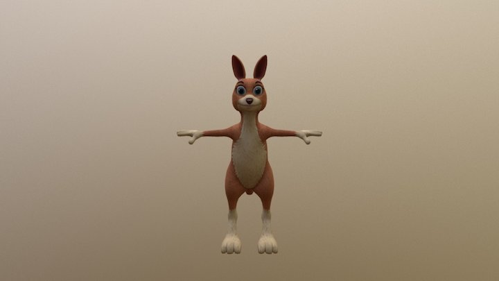 Kangaroo 3D Model