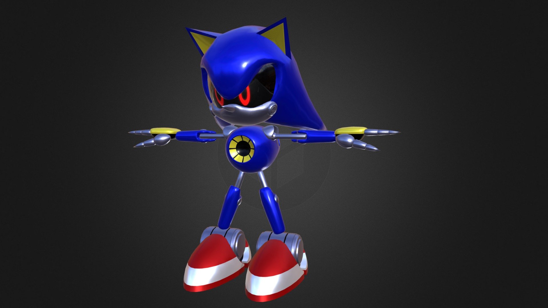 Dreamacst Metal Sonic HD Model - Download Free 3D model by Detexki99 ...