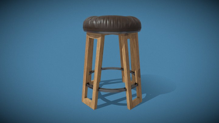 3D Stool 3D Model