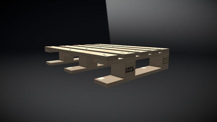 Pinewood-Pallet_2 3D Model