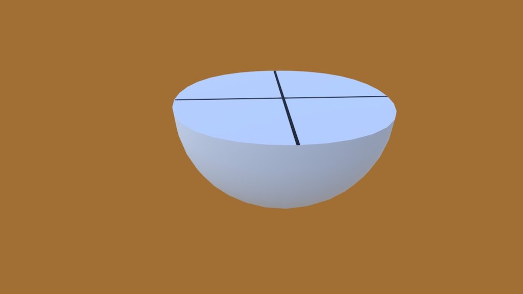 hemisphere shape 3d