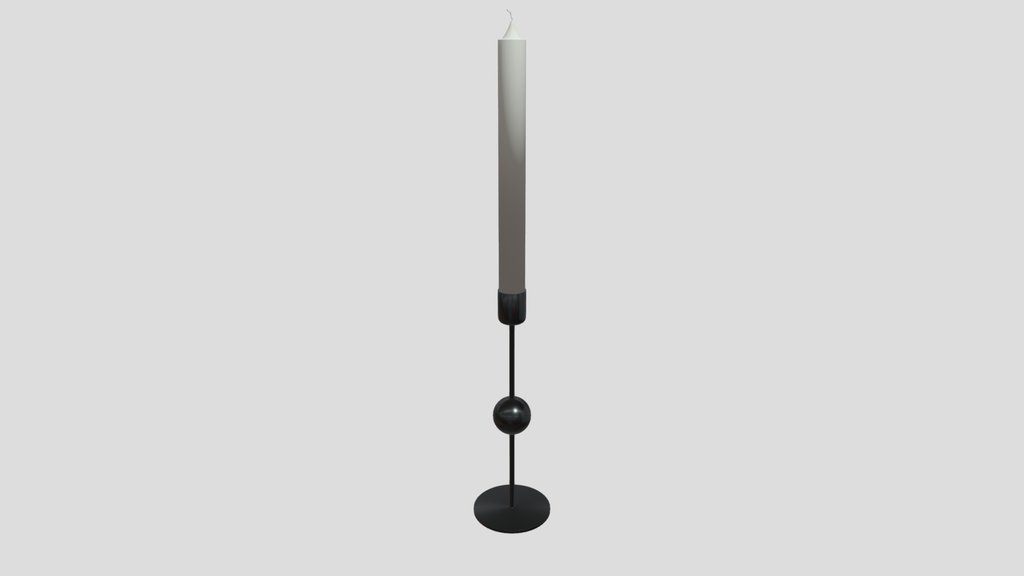 Candle With Candle Holder