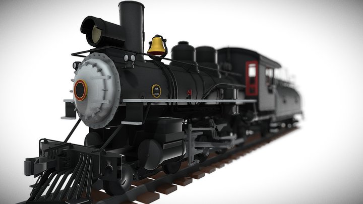 Southern Pacific 18 "Slim Princess" 3D Model