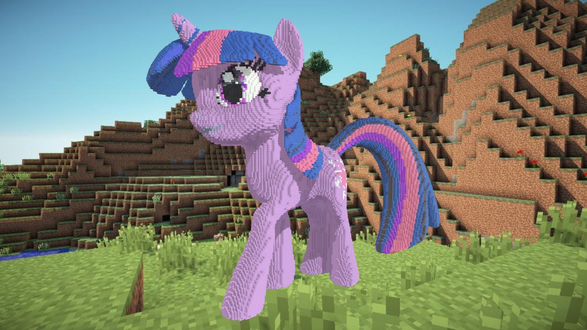 Minecraft Twilight Sparkle Build Schematic - Buy Royalty Free 3D model by  inostupid (@inostupid) [ad12877]
