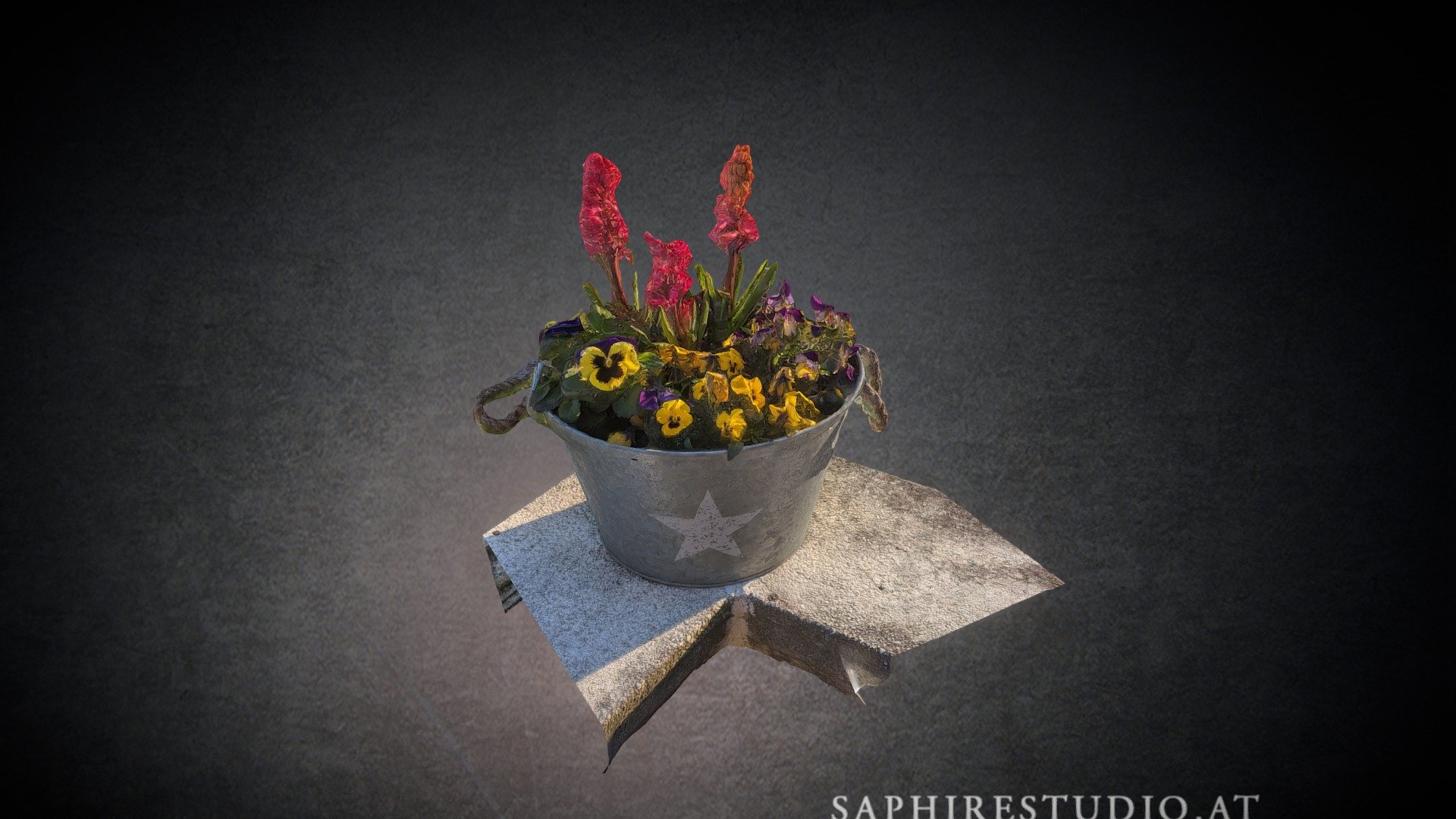 Flower Vat RAW Scan Download Free 3D model by Phil Gosch (saphires