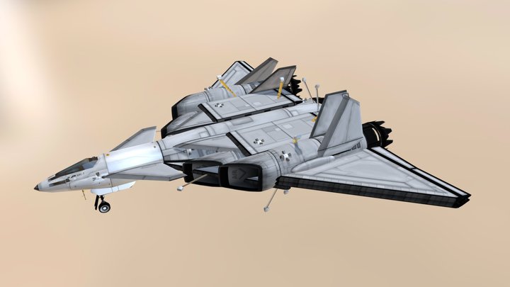 Blackbird B-X05 Raven II 3D Model