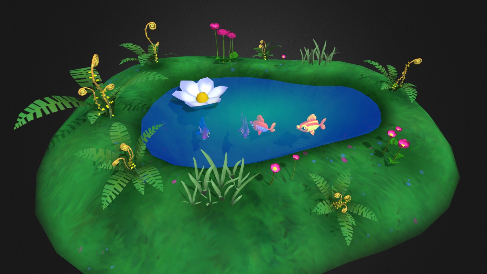 Cartoon fish pack - Buy Royalty Free 3D model by TheGameAssets [ad136ee ...