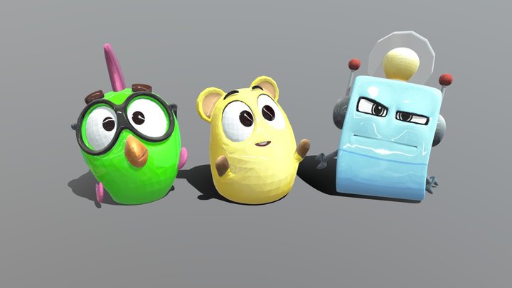 My talking tom 2 Sqweaky Flip and Dot