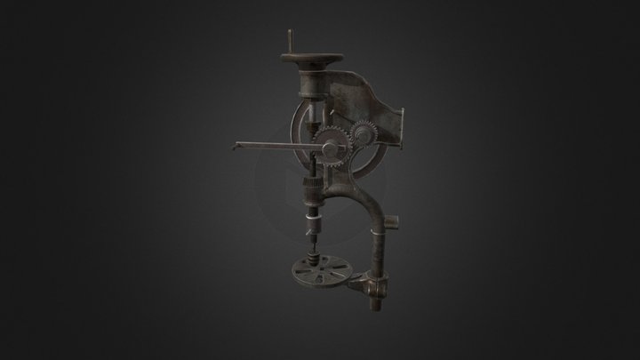 Old drill 3D Model