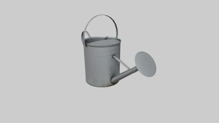 Dirty Watering Can 3D Model